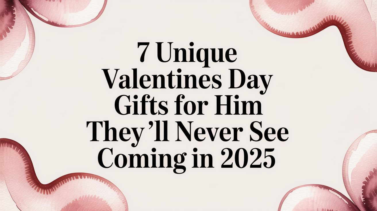 7 Unique Valentines Day Gifts For Him They'll Never See Coming In 2025 ...