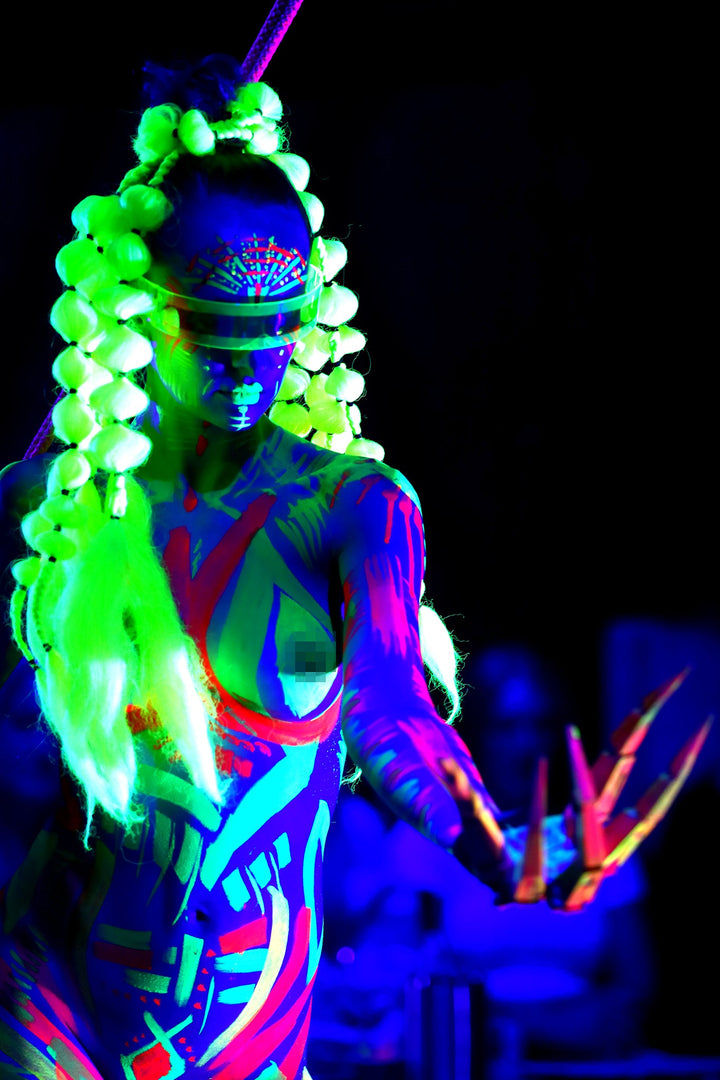 Naked Neon Life Drawing