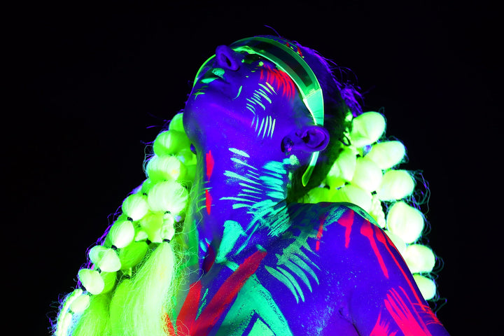 Naked Neon Life Drawing