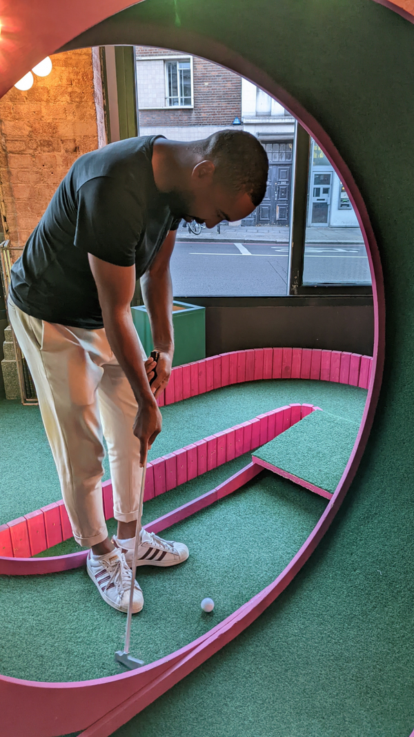 London Crazy Golf For Four