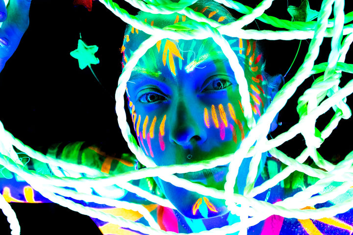 Naked Neon Life Drawing