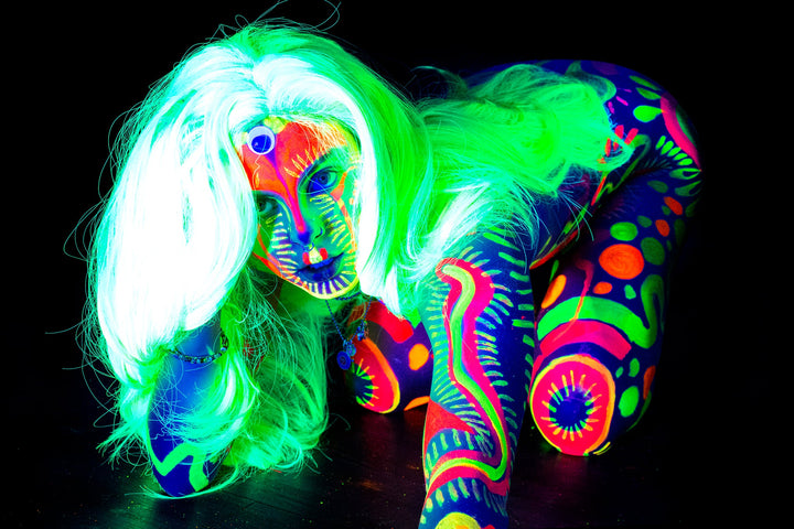 Naked Neon Life Drawing