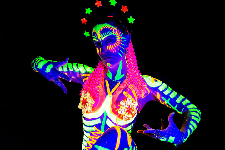 Naked Neon Life Drawing