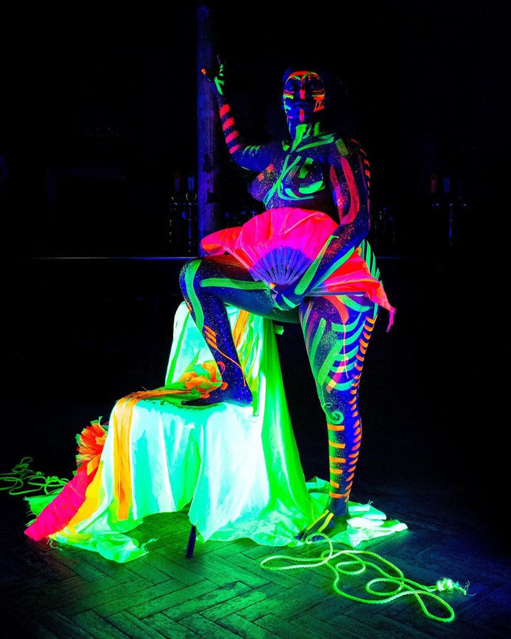 Naked Neon Life Drawing